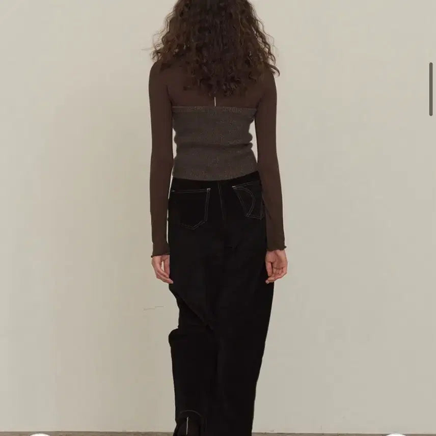 [BUNJANG] Diagonal Unbalance Line Tee / 다이애그널 unbalance line tee