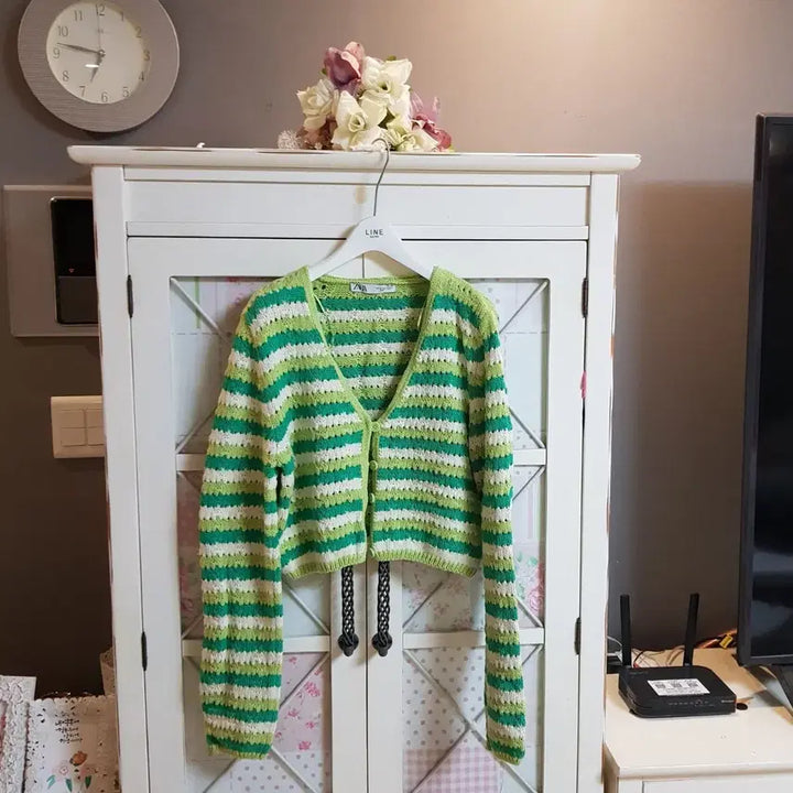 [BUNJANG] Zara Knit Cardigan Sweater / 자라 니트 스웨터 가디건/통통55-66