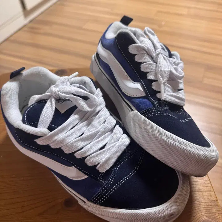[BUNJANG] Vans Old Skool Navy Shoes / 250 ) 반스 뉴스쿨 네이비