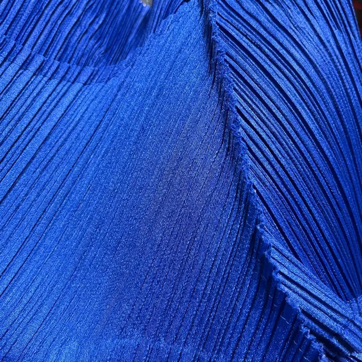 [BUNJANG] Issey Miyake Pleats Please Blue Color Blouse Size 4 / 이세이미야케 플리츠플리즈