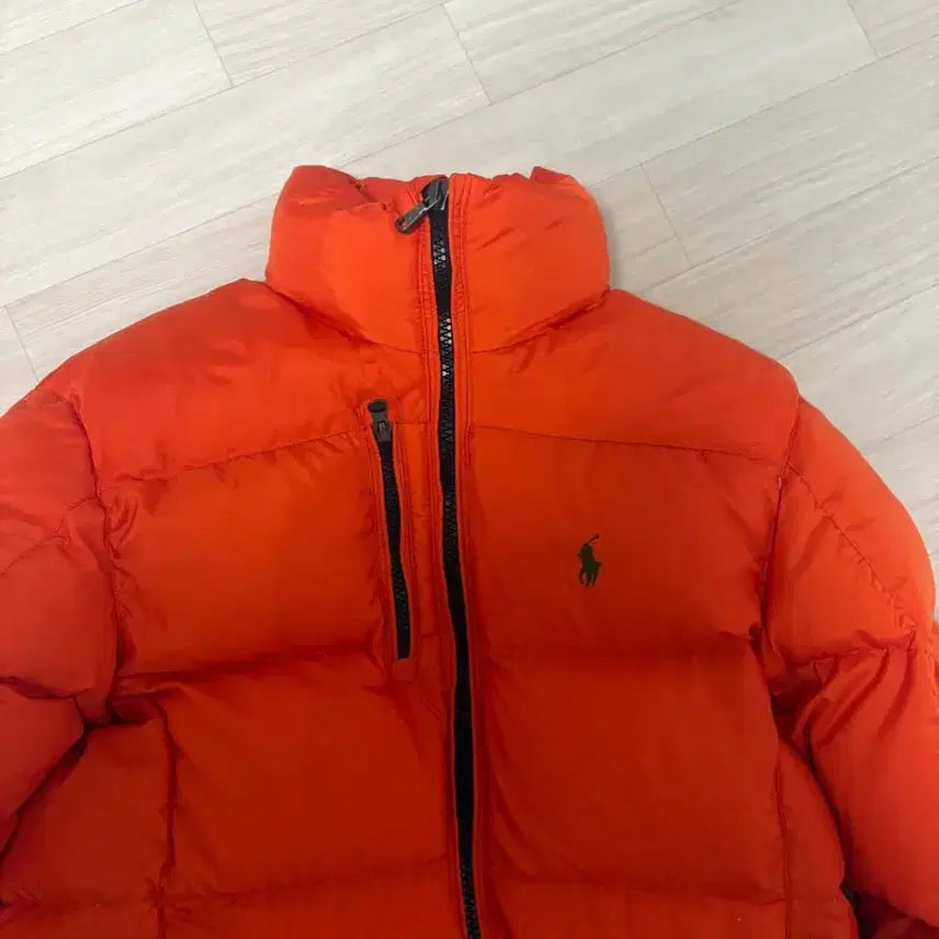 [BUNJANG] Polo Ralph Lauren Puffer Down Jacket Orange S / 폴로 랄프로렌 푸퍼 패딩