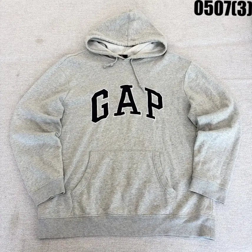 [BUNJANG] GAP Logo Hoodie Grey XL / GAP 갭 로고 후드티 그레이 XL 0507