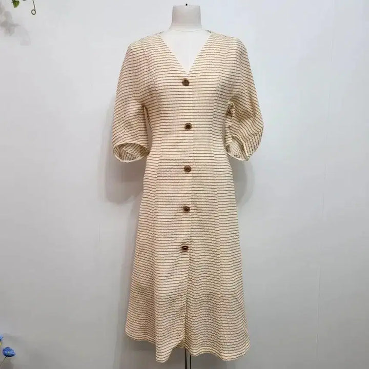[BUNJANG] Jigott 2022 SS Striped Mermaid Dress Size 55 / 지고트 22&