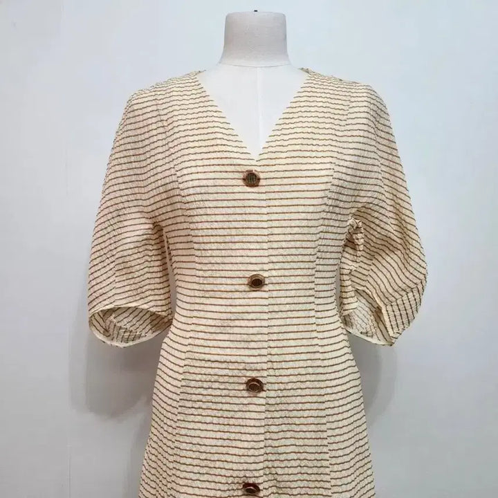 [BUNJANG] Jigott 2022 SS Striped Mermaid Dress Size 55 / 지고트 22&