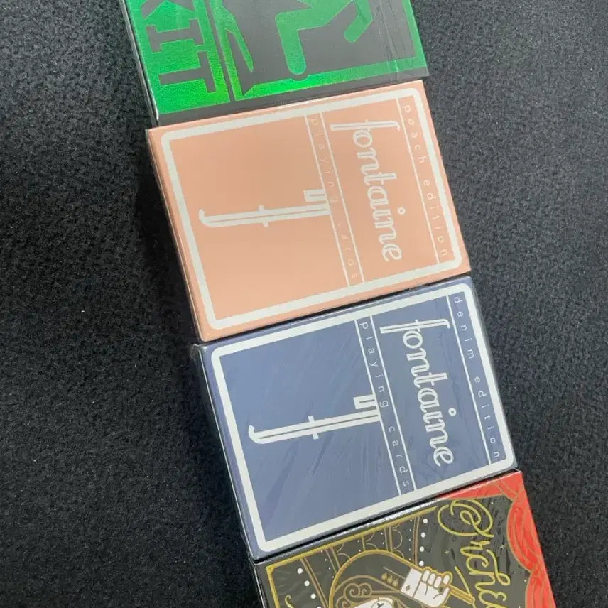 [BUNJANG] Fontaine, Fontaine Peach, Fontaine Denim, Exit Cards Bundle Set (Sealed) / 미개봉 카드 일괄