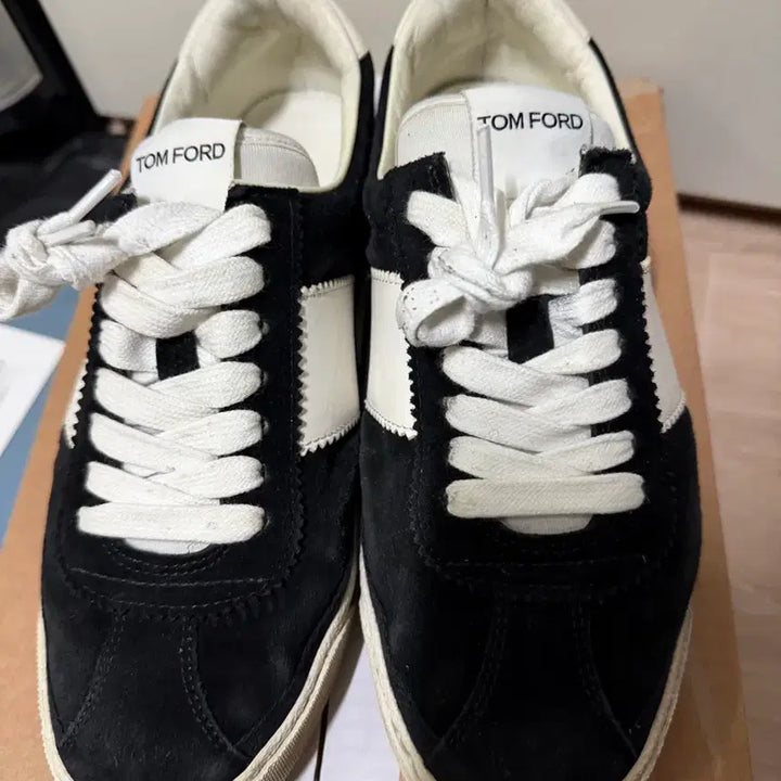 [BUNJANG] Tom Ford Suede Black Sneakers / 톰포드 스웨이드 블랙 스니커즈 265(7.5)사이즈