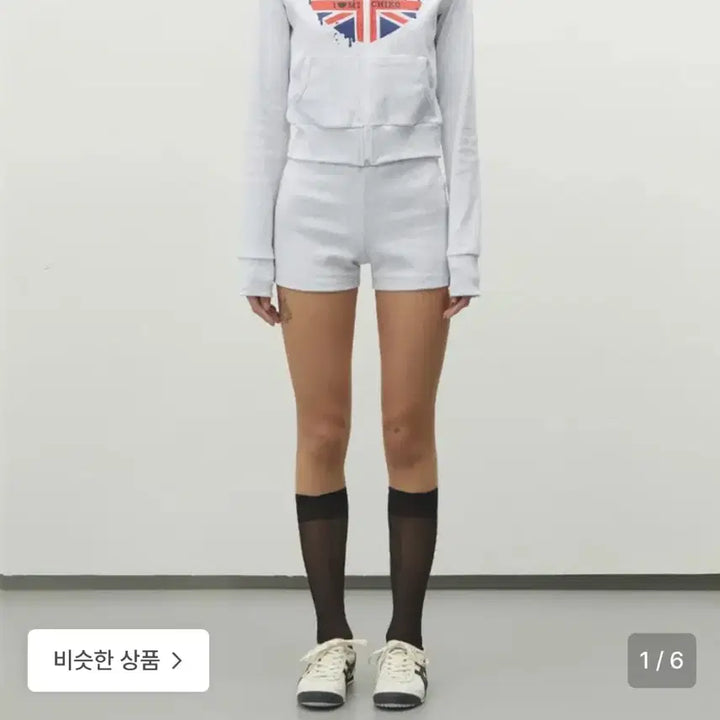 [BUNJANG] Michiko London Koshino Union Jack Ribbed Shorts / 새상품 블랙, 멜란지 판매) 미치코런던 코시노 유니언잭 골지 쇼츠