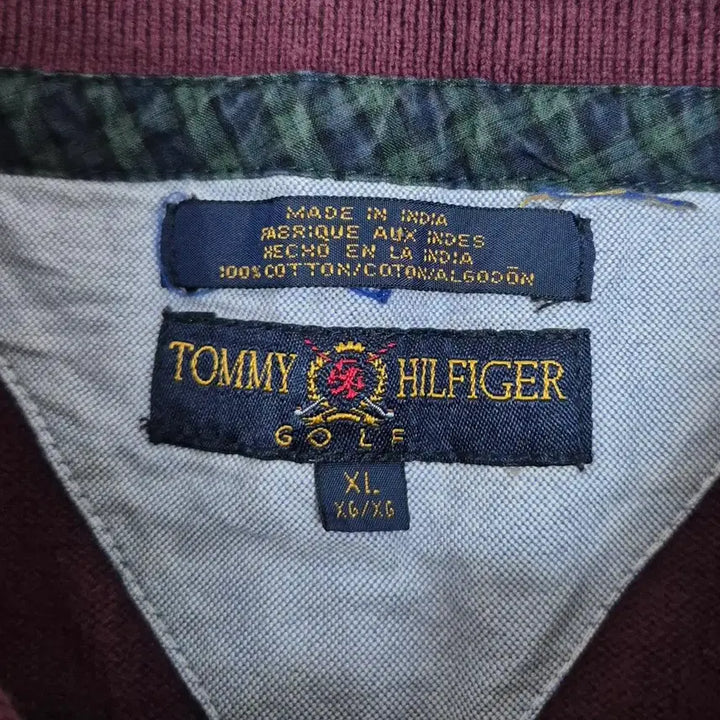 [BUNJANG] Tommy Hilfiger Striped Collar Knit L / [L] 타미힐피거 스트라이프 카라 니트