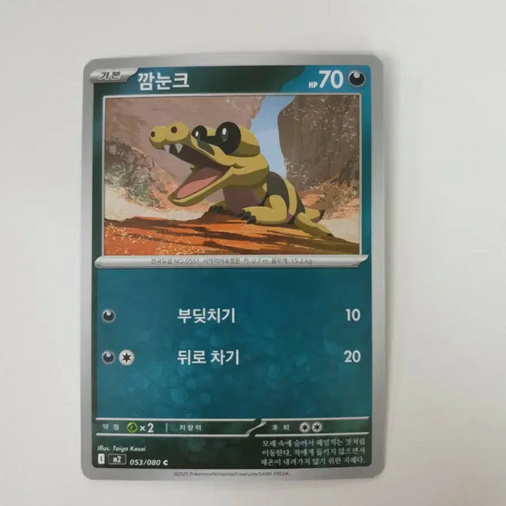 [BUNJANG] Glaceon Pokémon Card / 깜눈크 포켓몬카드