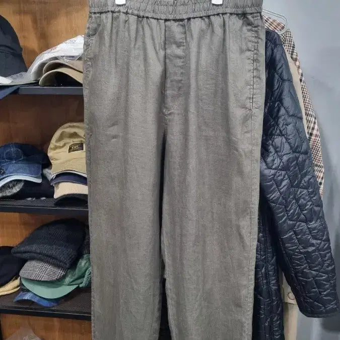 [BUNJANG] Vintage Linen Khaki Pants (Waist 30-31) / 코스)) 린넨(마바지) vintage khaki 허리 30~31적당