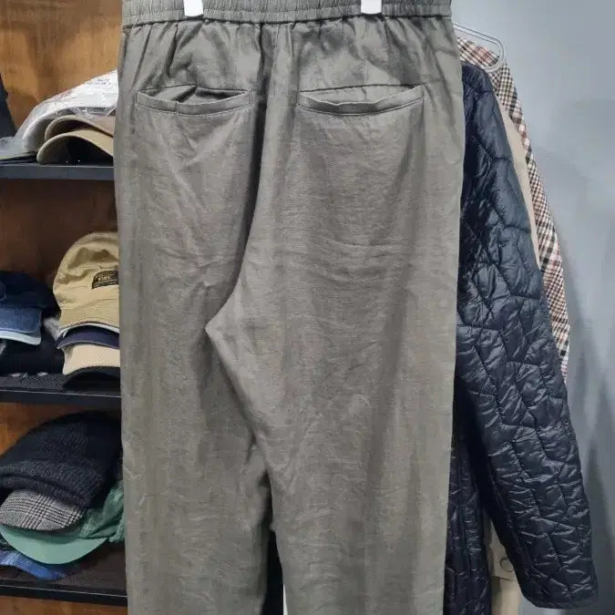[BUNJANG] Vintage Linen Khaki Pants (Waist 30-31) / 코스)) 린넨(마바지) vintage khaki 허리 30~31적당