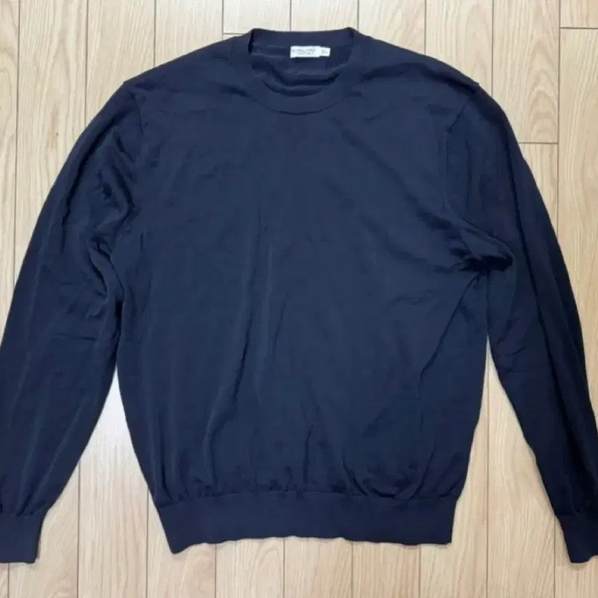 [BUNJANG] Suit Supply Cotton Silk Knit Long Sleeve XL Navy / 수트서플라이 코튼실크 니트 긴팔 XL 새상품