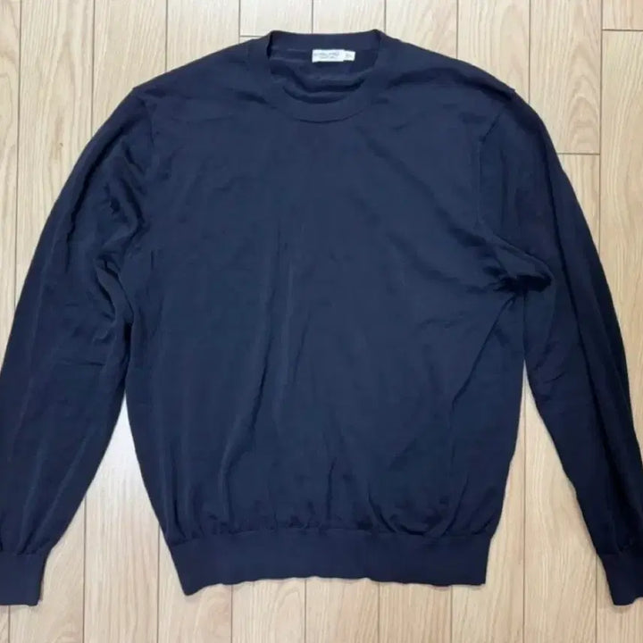 [BUNJANG] Suit Supply Cotton Silk Knit Long Sleeve XL Navy / 수트서플라이 코튼실크 니트 긴팔 XL 새상품