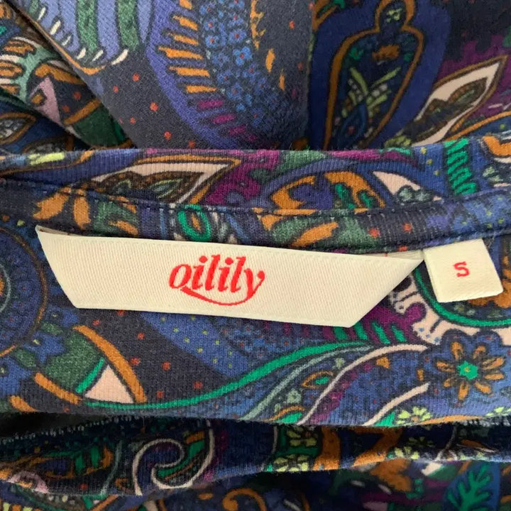 [BUNJANG] Oilily Paisley T-Shirt - Size S / oilily 오일릴리 페이즐리 티셔츠 S