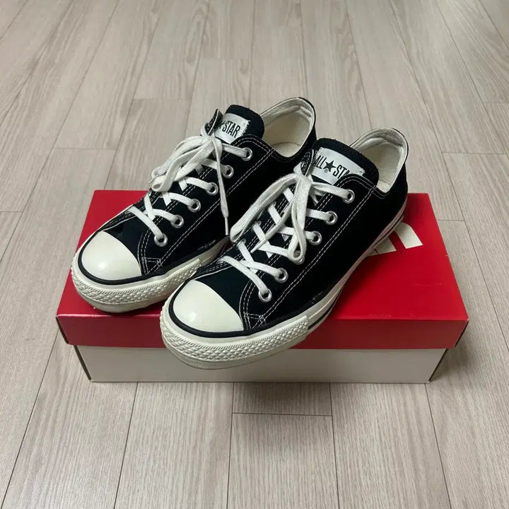 [SOLD OUT] 컨버스 재팬 올스타 로우 블랙 260 7H 사이즈