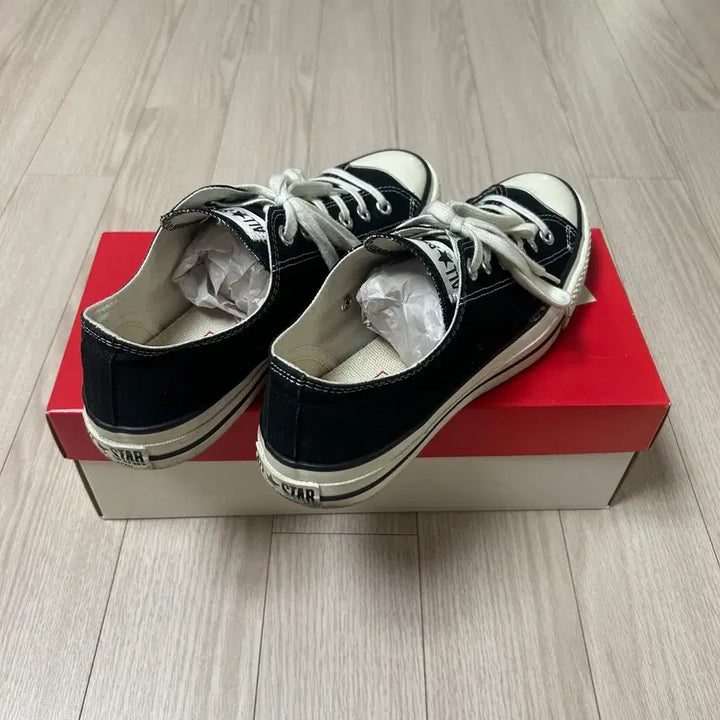 [SOLD OUT] 컨버스 재팬 올스타 로우 블랙 260 7H 사이즈