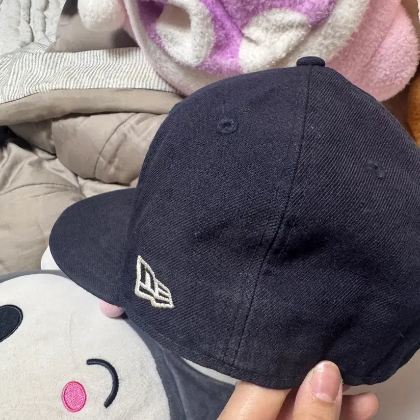 [BUNJANG] BAPE x New Era Snapback Cap Navy Size 7 1/4 / 721 베이프x뉴에라 스냅백