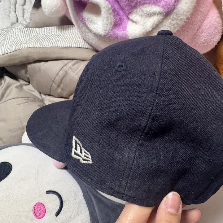 [BUNJANG] BAPE x New Era Snapback Cap Navy Size 7 1/4 / 721 베이프x뉴에라 스냅백