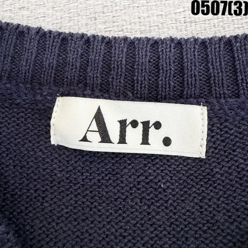 [BUNJANG] Arr Tulip Short Sleeve Knit Black / Arr 튤립 반팔 니트 블랙 0507
