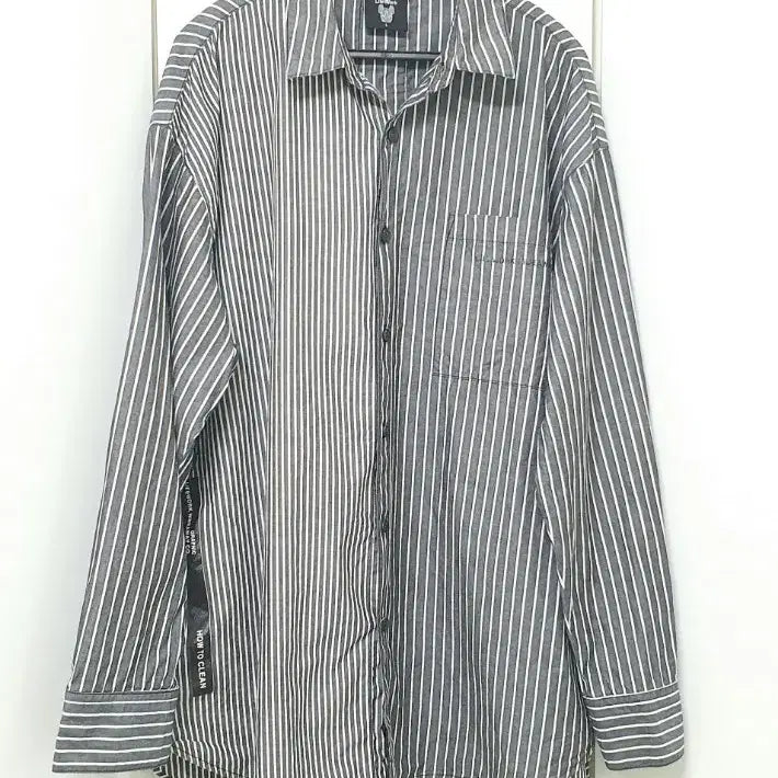 [BUNJANG] LIFEWORK Overfit Stripe Shirt L / [LIFEWORK] 라이프워크 오버핏 스트라이프 셔츠