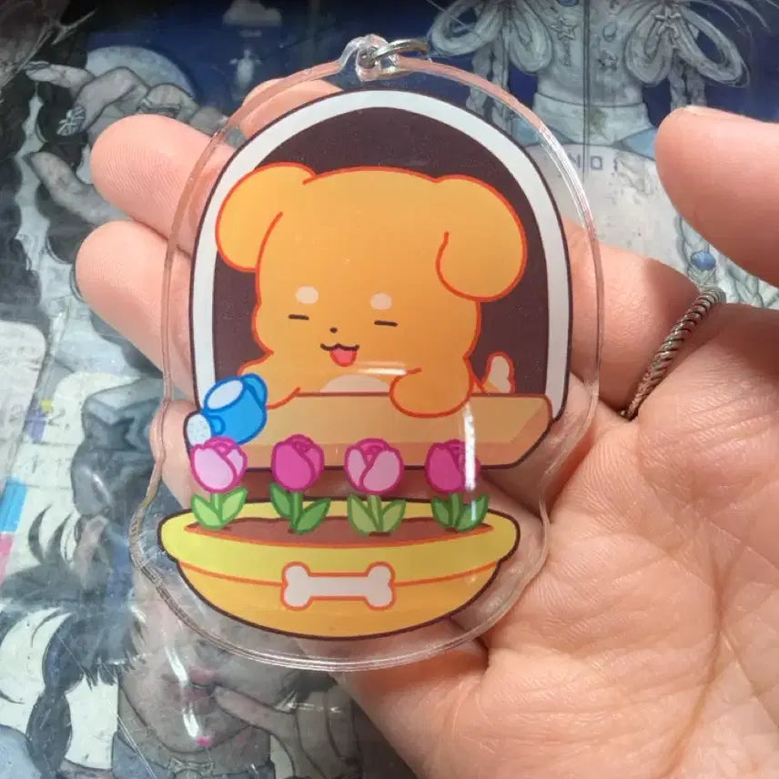 [SOLD OUT] 픽셀리 덕개 키링 팔아요