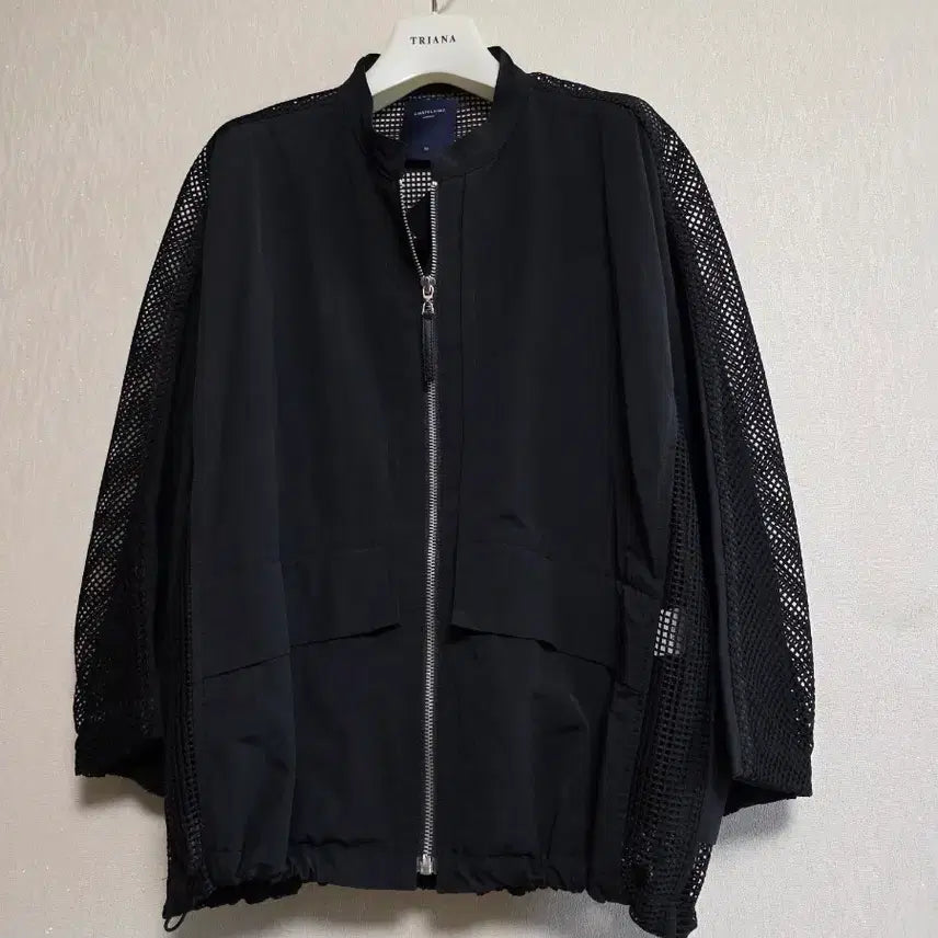 [BUNJANG] Chatelaine Mesh Color Block Jacket / 샤트렌 메쉬 배색 자켓