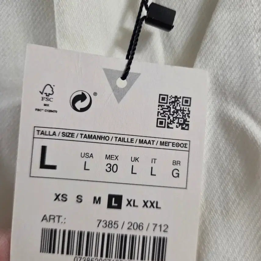 [BUNJANG] ZARA White Pintuck Shorts L / 자라 ZARA 화이트 반바지