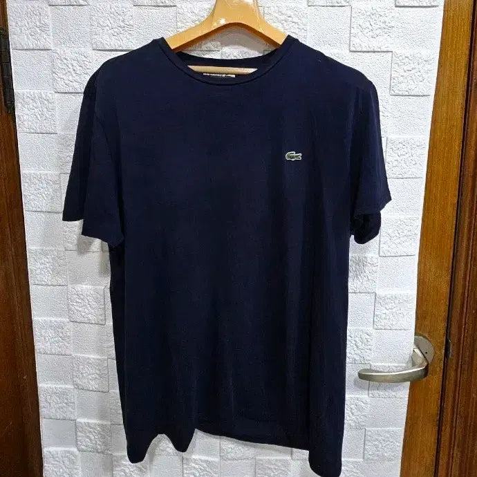 [BUNJANG] Lacoste Navy Short Sleeve T-Shirt / 라코스테 네이비 반팔 티셔츠