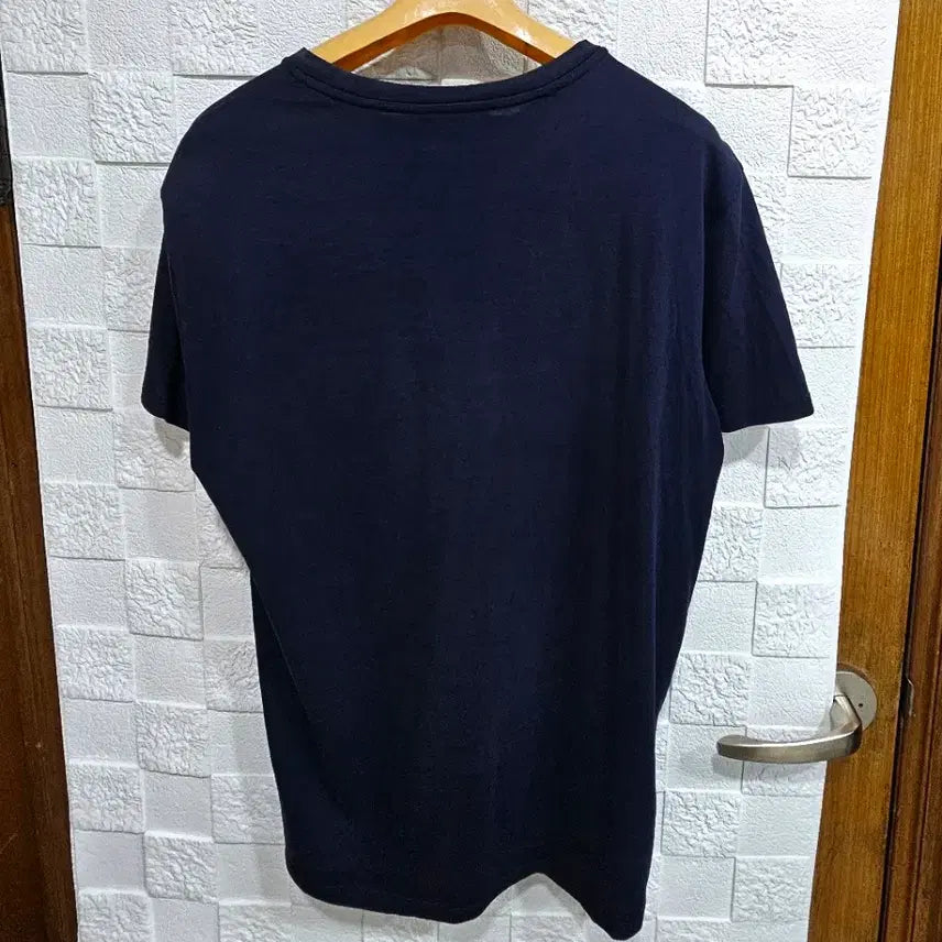 [BUNJANG] Lacoste Navy Short Sleeve T-Shirt / 라코스테 네이비 반팔 티셔츠