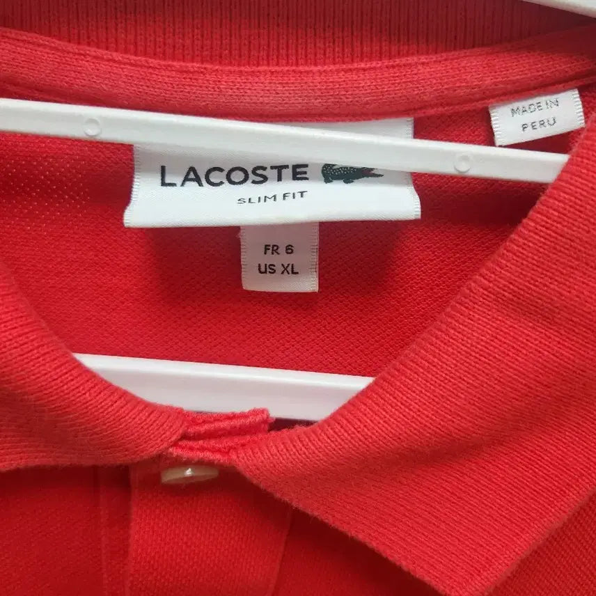 [BUNJANG] Lacoste Slim Fit Pique Polo Shirt / 라코스테 슬림핏 피케티