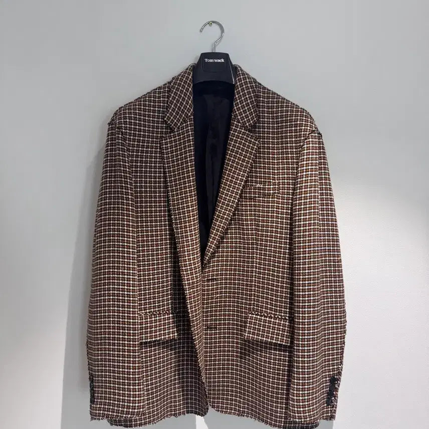 [BUNJANG] System Homme Check Pattern Jacket / 시스템(system homme) 체크 패턴 자켓