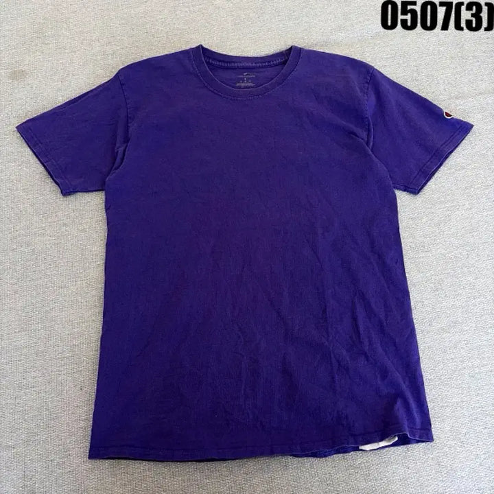 [BUNJANG] Champion Purple Short Sleeve T-Shirt Medium / 챔피온 퍼플 반팔 티셔츠 M 0507