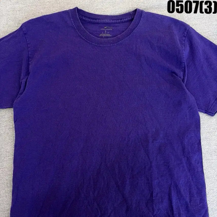 [BUNJANG] Champion Purple Short Sleeve T-Shirt Medium / 챔피온 퍼플 반팔 티셔츠 M 0507