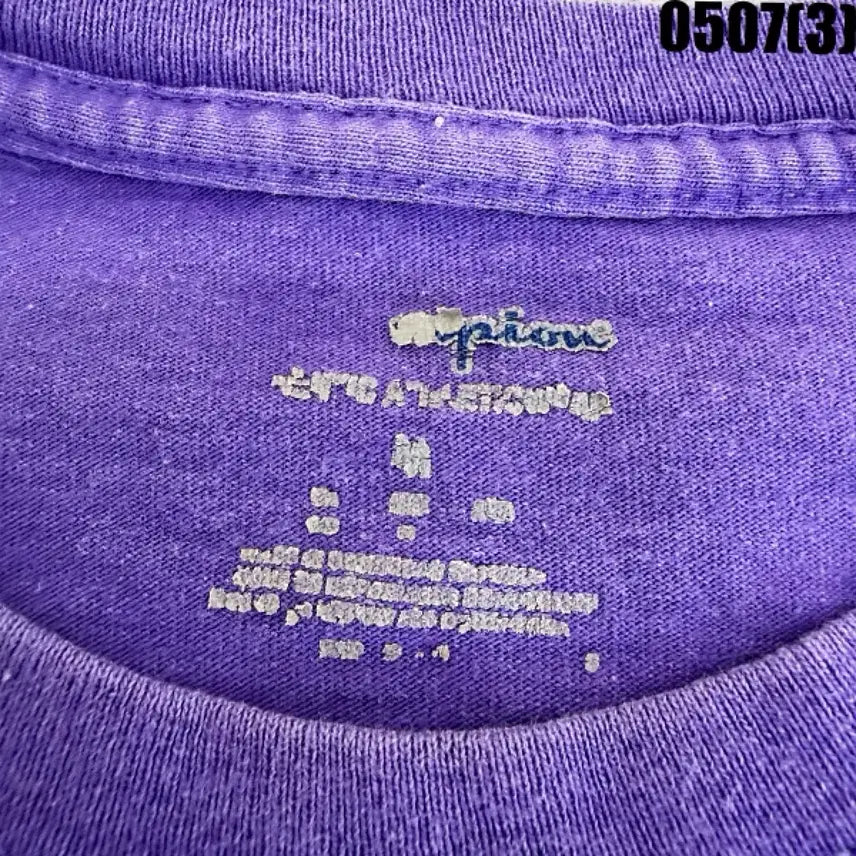 [BUNJANG] Champion Purple Short Sleeve T-Shirt Medium / 챔피온 퍼플 반팔 티셔츠 M 0507
