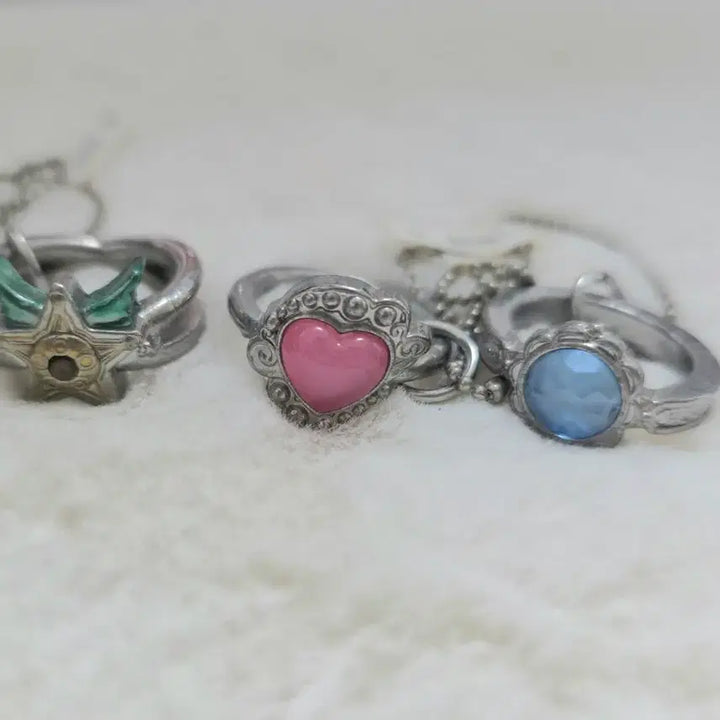 [BUNJANG] Sailor Moon Diecast Ring Charm Gacha Set (6 Types) / 세일러문 다이캐스트 링 챰 가챠 6종 세트