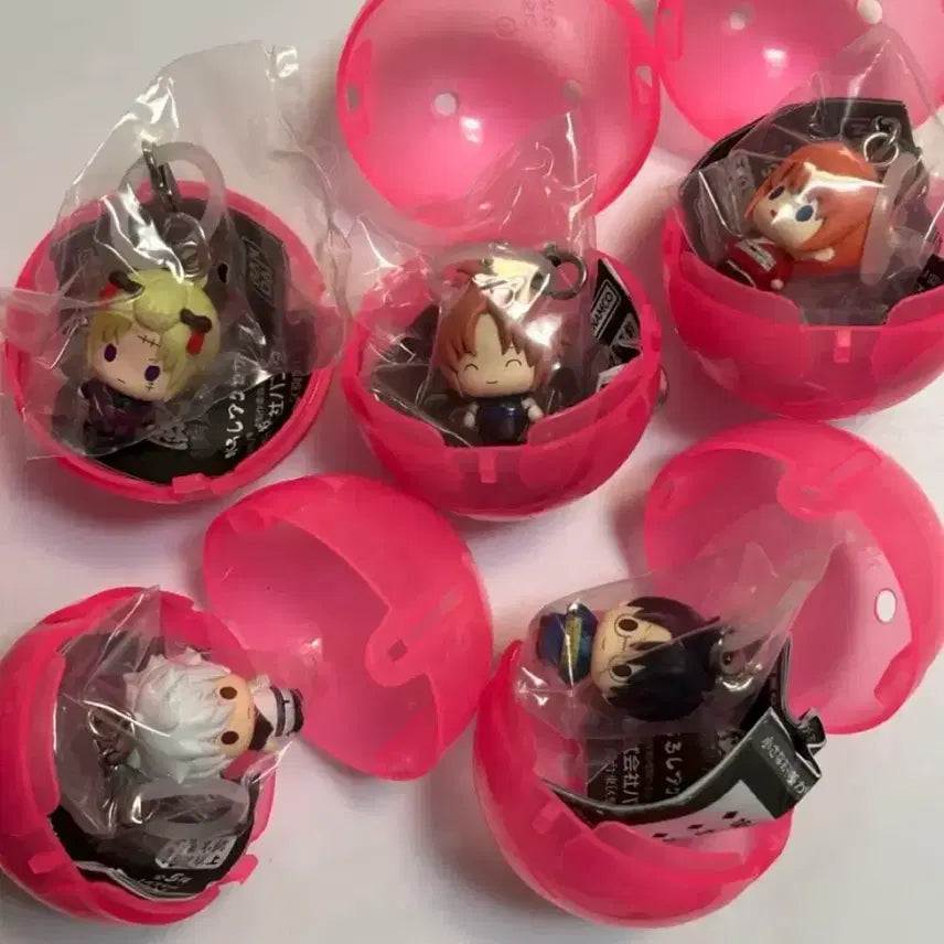 [BUNJANG] Gintama Yoshirawa Great Eruption Keychain Full Set / 은혼 요시와라 대염상 메지루시 전종
