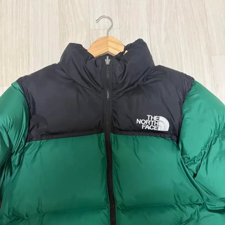 [BUNJANG] The North Face 1996 Nuptse Puffer Jacket Green/Black / 노스페이스 1996 눕시 패딩 그린/블랙