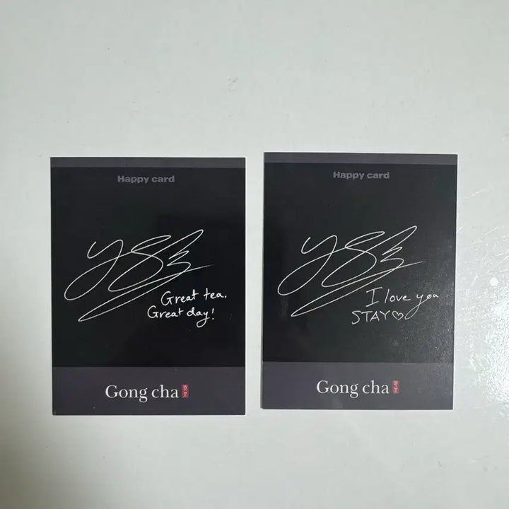 [BUNJANG] Stray Kids Felix Gongcha Happy Card Leather Version Bundle Set with Cup Holder &amp; Coaster / [일괄] 필릭스 공차 해피카드 컵홀더 코스터