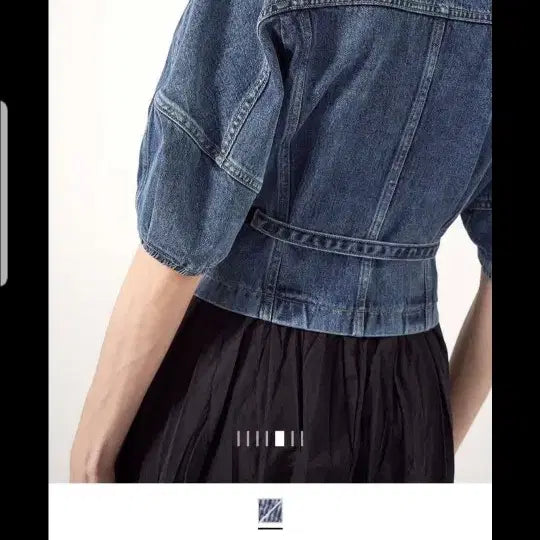 [BUNJANG] OBZEE Belted Denim Dress / 오브제 벨티드 데님 원피스55