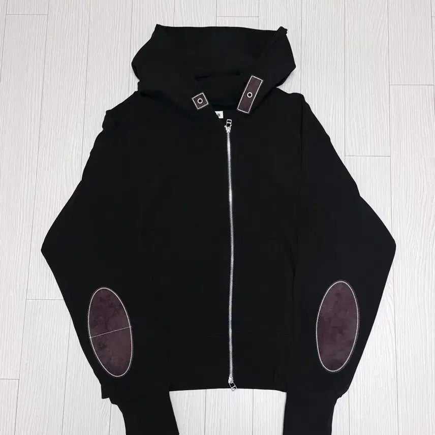 [BUNJANG] Karalcaratter Lighter Hooded Zip-up Black / 카락터 라이터 후드집업 블랙