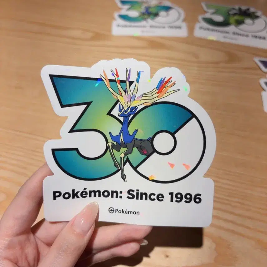 [BUNJANG] Pokemon 30th Anniversary Xerneas Yveltal Zygarde Sticker Set / (개별가능) 포켓몬 30주년 스티커 제르네아스 이벨타르 지가르데 세트