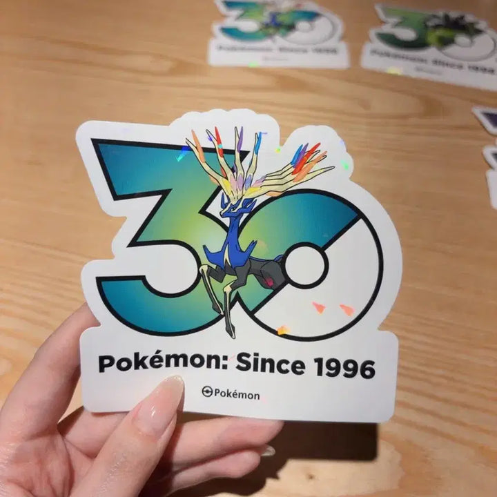 [BUNJANG] Pokemon 30th Anniversary Xerneas Yveltal Zygarde Sticker Set / (개별가능) 포켓몬 30주년 스티커 제르네아스 이벨타르 지가르데 세트