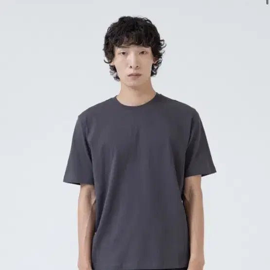 [BUNJANG] Brown Yak Essential T-Shirt Charcoal Size 6 / 브라운야드 에센셜 티셔츠 차콜 사이즈 6