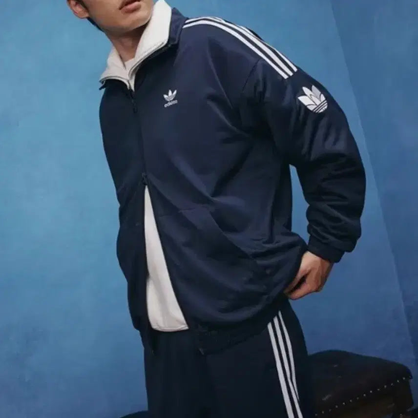 [BUNJANG] Adidas Originals Trefoil Track Top Zip-Up Jersey / (새컨디션)아디다스 오리지널 트레포일 트랙탑 집업 저지