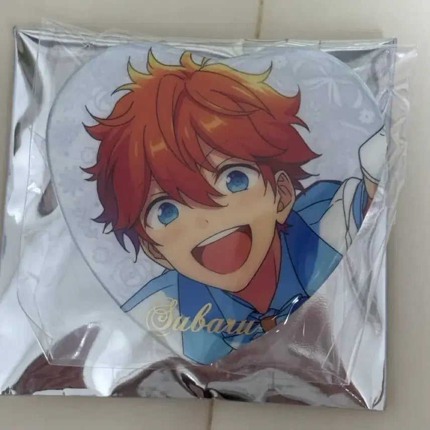 [BUNJANG] Ensemble Stars Subaru Heart Can Badge / 앙스타 스바루 백정장 하트 캔뱃지 교환판매