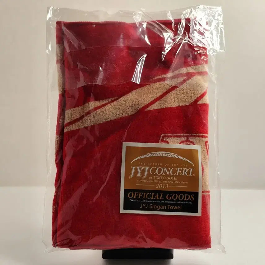 [BUNJANG] JYJ 2013 Tokyo Dome Concert Official Slogan Towel (Sealed) / [미개봉] JYJ 2013 도쿄돔 콘서트 공식 슬로건(응원 머플러)