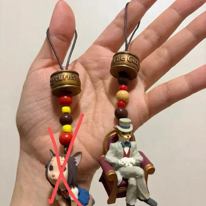 [SOLD OUT] [정품] 지브리 고전 고양이의 보은 피규어 키링
