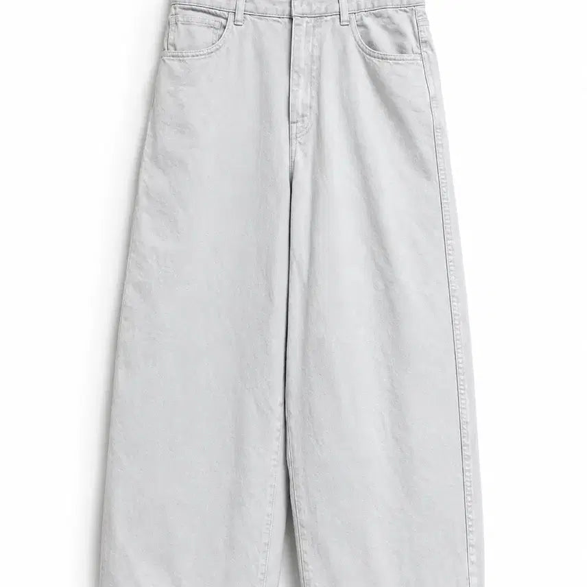 [BUNJANG] Uniqlo U White Wide Leg Pants Size 25 / UNIQLO U 라인 화이트 와이드 팬츠 25