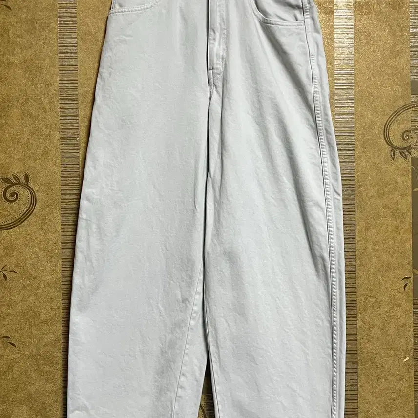 [BUNJANG] Uniqlo U White Wide Leg Pants Size 25 / UNIQLO U 라인 화이트 와이드 팬츠 25