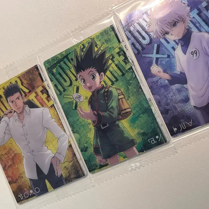 [BUNJANG] Hunter x Hunter Ichijoka Vol. 4 Gon, Killua, Leorio Bundle / 헌터헌터 헌헌 이타쟈카 4탄 곤 키르아 레오리오 포카 카드